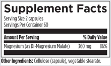 Load image into Gallery viewer, Magnesium Malate 360mg