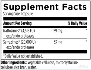 Natto-Serrazime Proteolytic Enzyme